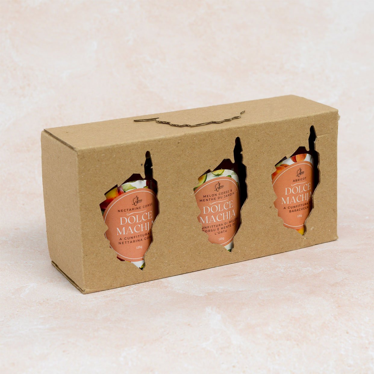 Coffret de 3 pots de 125g Nectarine-Melon-Abricot