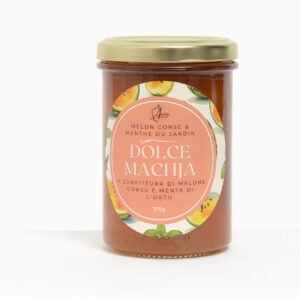 Pot de 275g de confiture de Melon-Menthe Dolce Machja